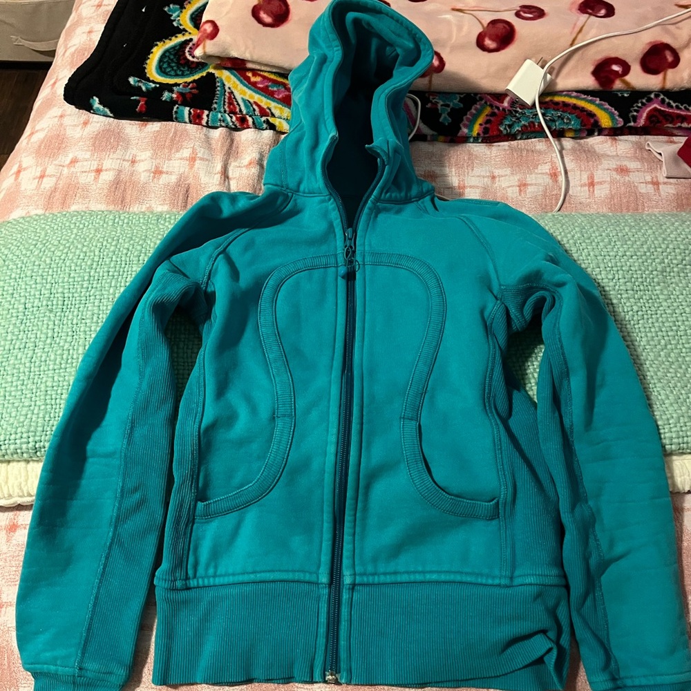 Lululemon Blue Zip-Up Hoodie Jacket